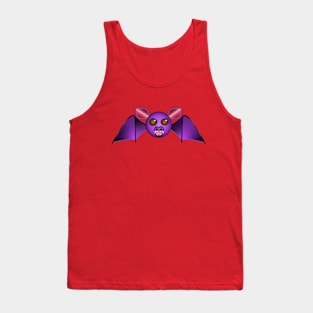 Happy Halloween Scary Vampire Bat Tank Top